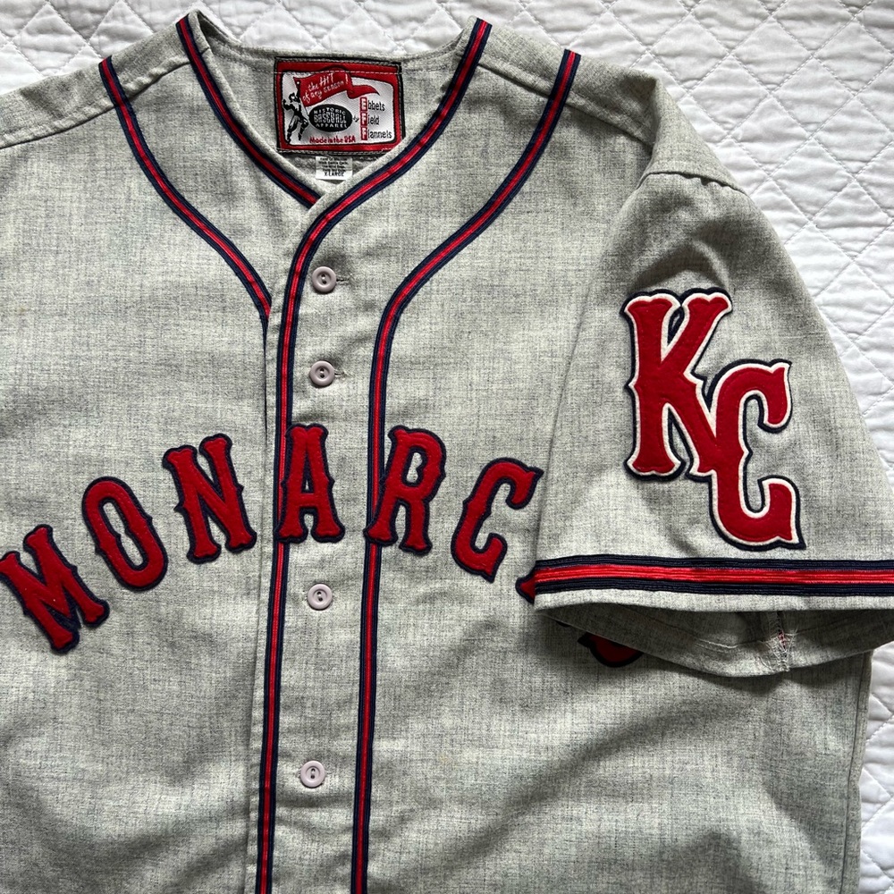 Baseball jersey Vintage Ebbets Field Flannels Kansas City Monarchs Negro League
